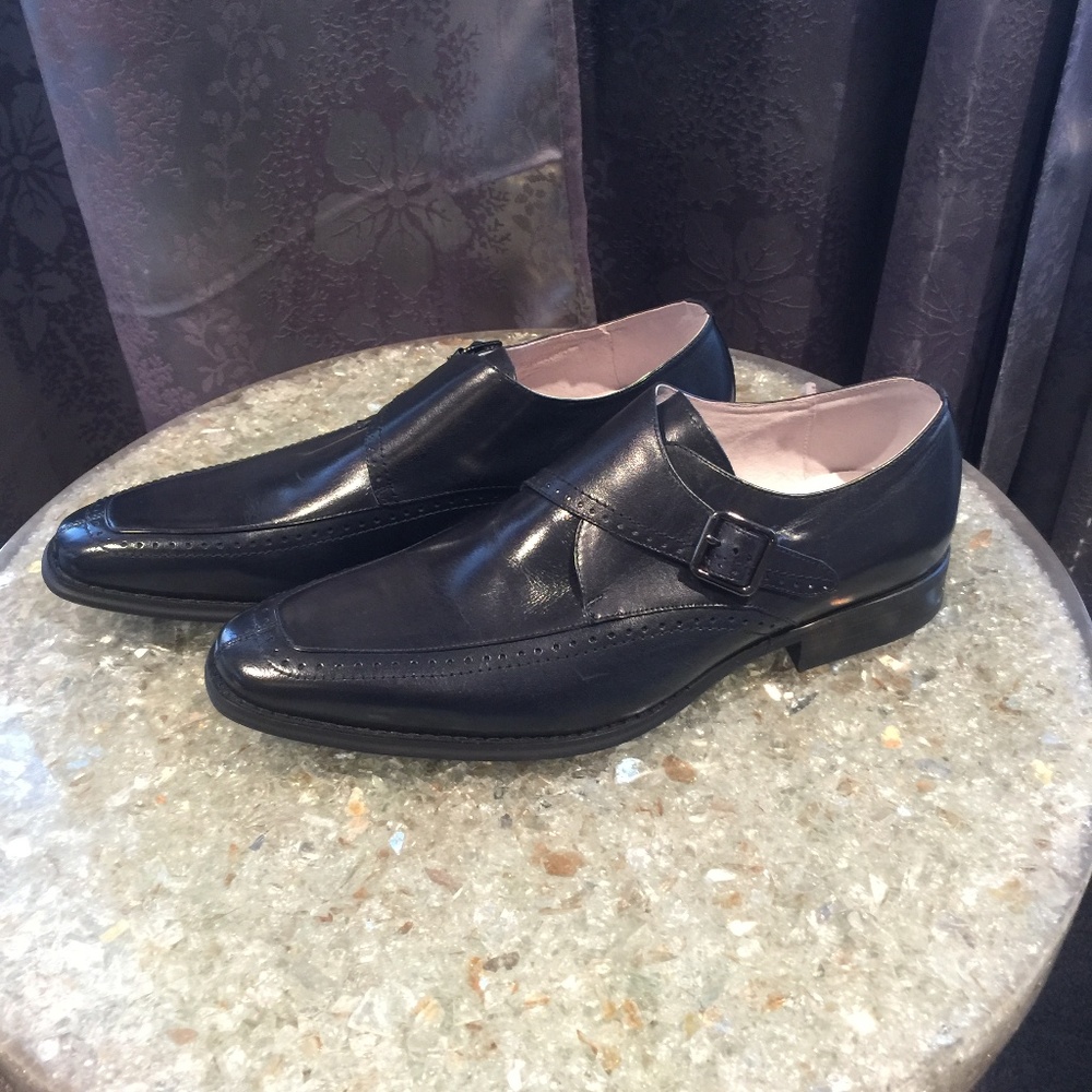 Giovanni Amato Single Monk Strap Dress Shoes